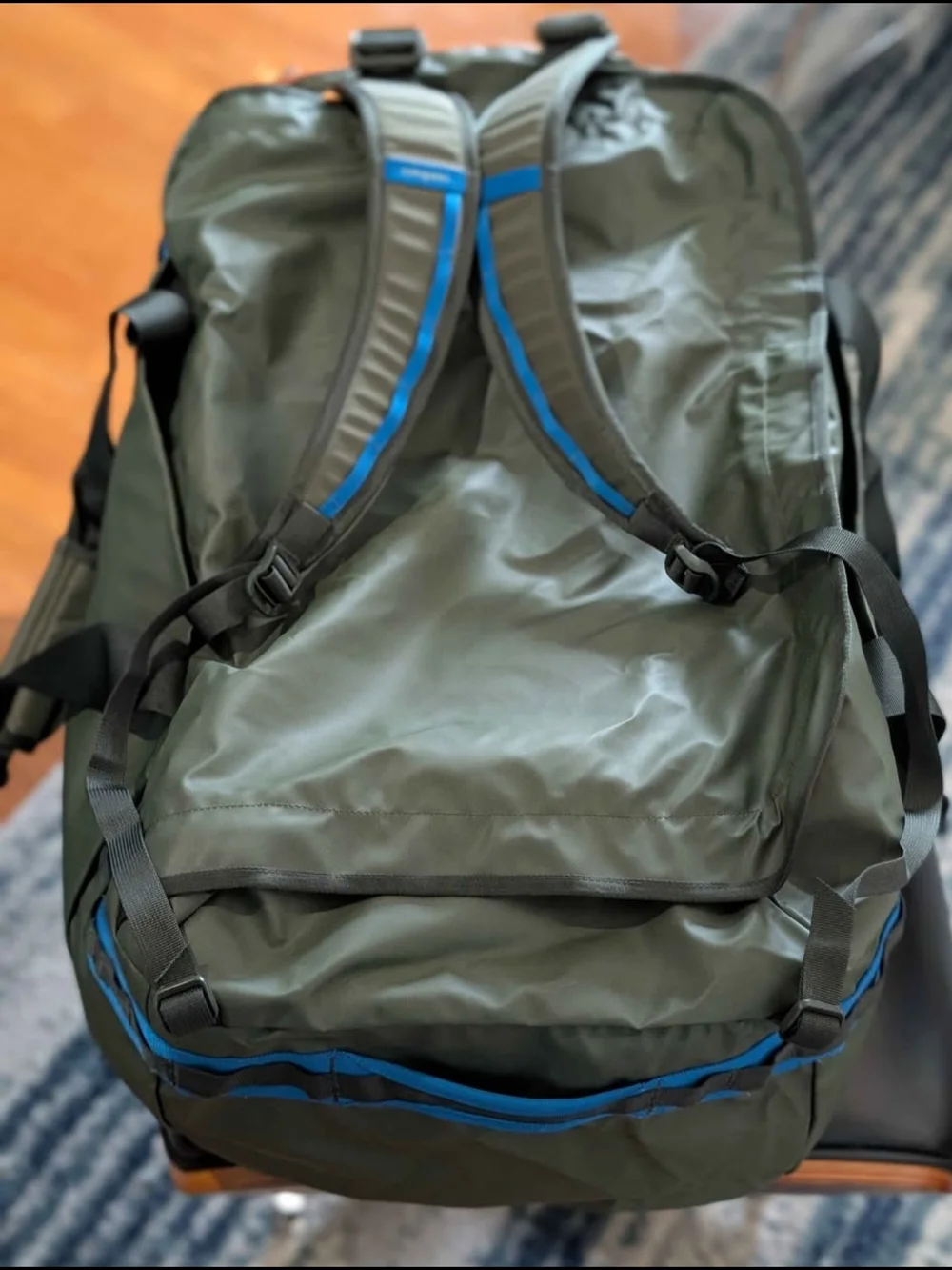 Cotopaxi Olive Green Duffel Allpa 100L